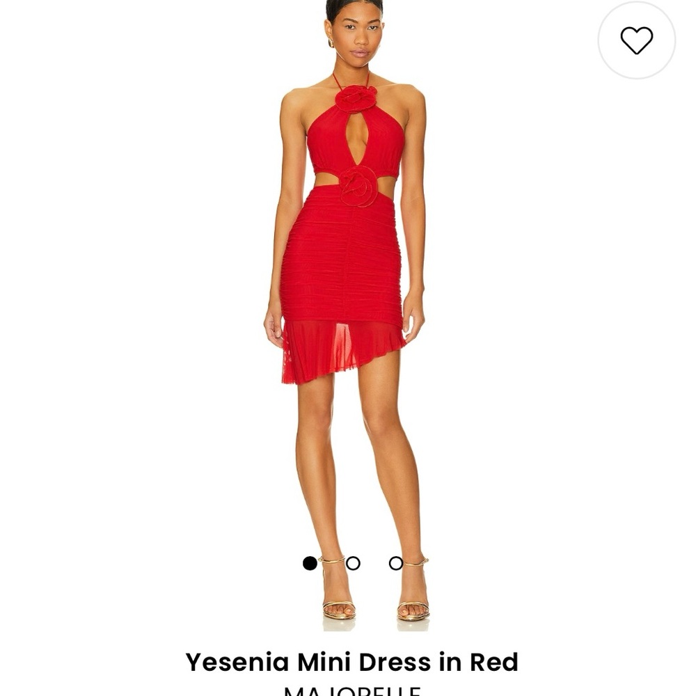 NWT Revolve MAJORELLE YESENIA MINI DRESS IN RED size medium